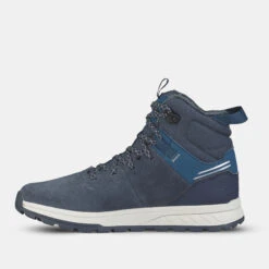 Quechua Kids' Warm And Waterproof SH500 Lace-up Leather Hiking Shoes - Size 2.5 -Hiking Equipment Store k9941105b9b0a733c64bc12d4f3a77764