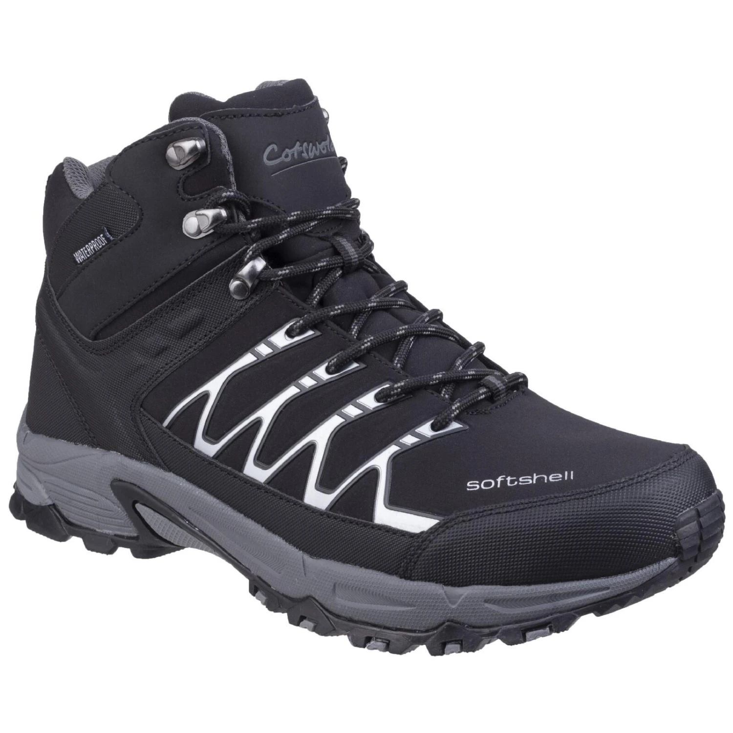 Cotswold Abbeydale Mid Mens Hiking Boots BLACK 4 Cotswold Abbeydale Mid Mens Hiking Boots BLACK - Image 2