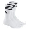 ADIDAS Mens Contrast Striped Crew Socks (Pack Of 3) (White) 2 ADIDAS Mens Contrast Striped Crew Socks (Pack Of 3) (White) -Hiking Equipment Store ka4c822e503cabaa2e51d640b1b35441d