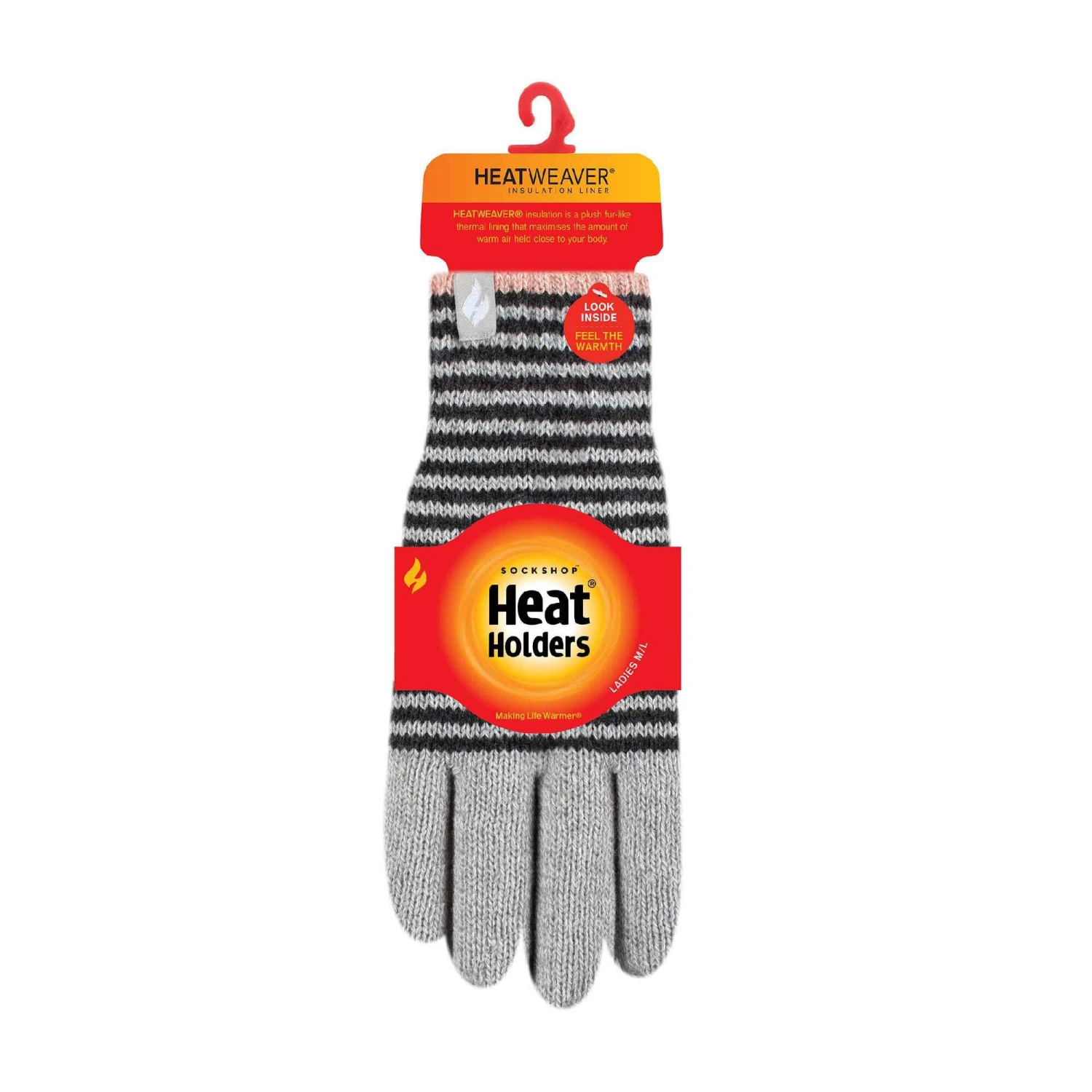 Ladies Striped Fleece Lined Knitted Warm Winter Thermal Gloves 10 Ladies Striped Fleece Lined Knitted Warm Winter Thermal Gloves - Image 8