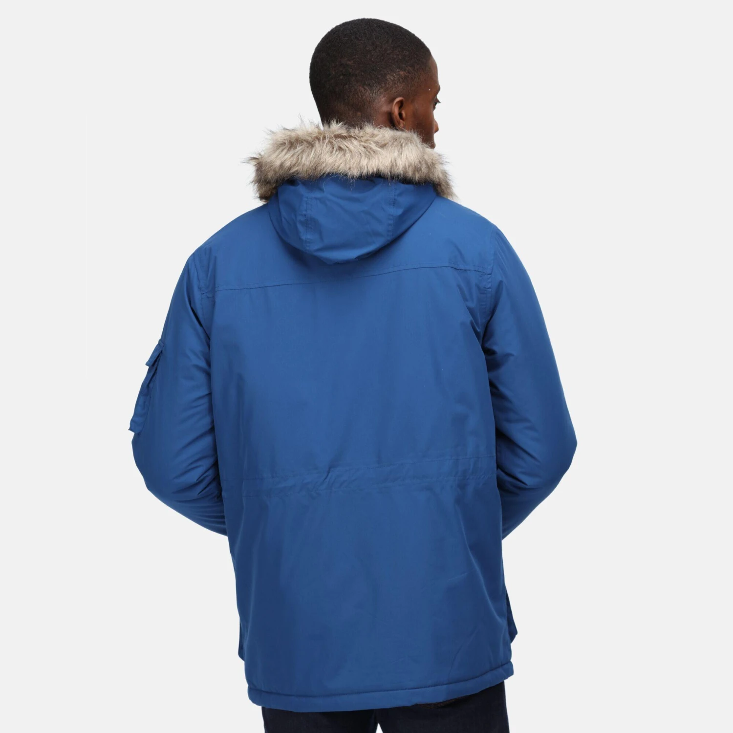 Regatta Mens Salinger II Faux Fur Insulated Parka (Black) 17 Regatta Mens Salinger II Faux Fur Insulated Parka (Black) - Image 15