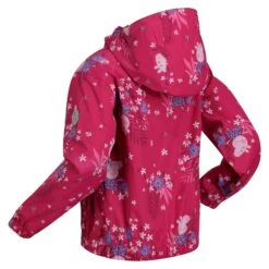 Regatta Childrens/Kids Peppa Pig Flowers Waterproof Jacket (Pink Fusion) -Hiking Equipment Store kadb4696b746f7b8ca655ffffd5e5fdaf