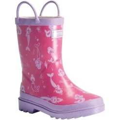Regatta Childrens/Kids Minnow Mermaid Wellington Boots (Santorini Sunset)