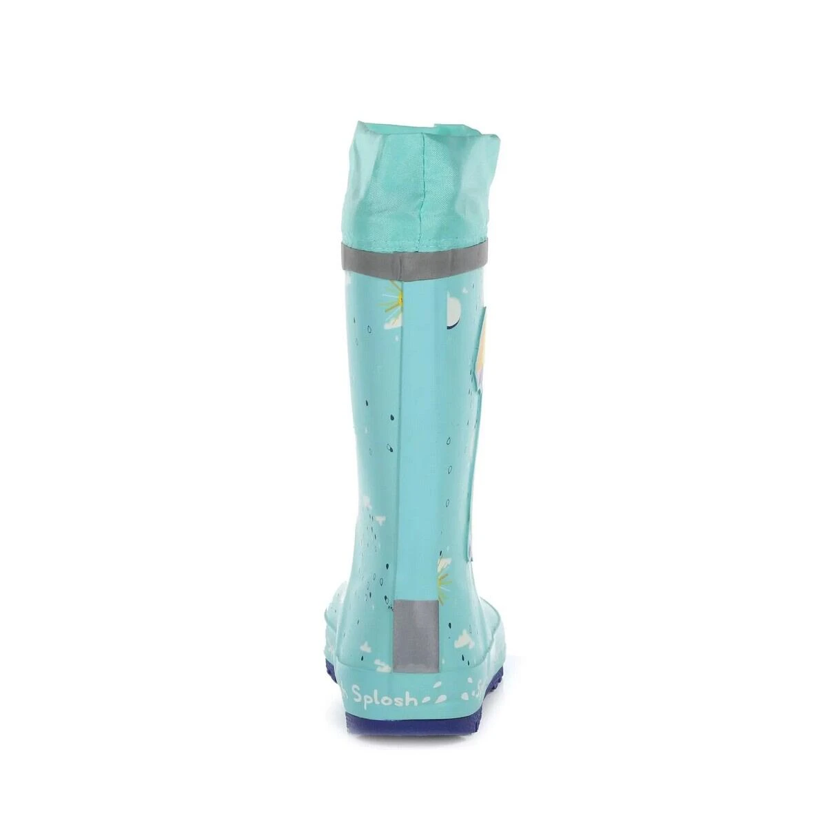 Regatta Childrens/Kids Peppa Pig Splash Square Wellington Boots (Aruba Blue) 4 Regatta Childrens/Kids Peppa Pig Splash Square Wellington Boots (Aruba Blue) - Image 2