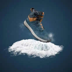 Quechua Kids' Warm And Waterproof SH500 Lace-up Leather Hiking Shoes - Size 2.5 -Hiking Equipment Store kb41cbec4bd0dacfc84758a0a59db3495