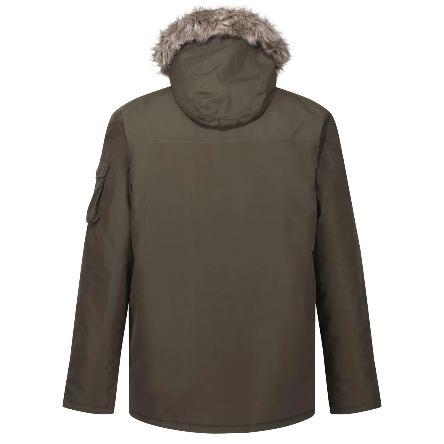 Regatta Mens Salinger II Faux Fur Insulated Parka (Black) 13 Regatta Mens Salinger II Faux Fur Insulated Parka (Black) - Image 11