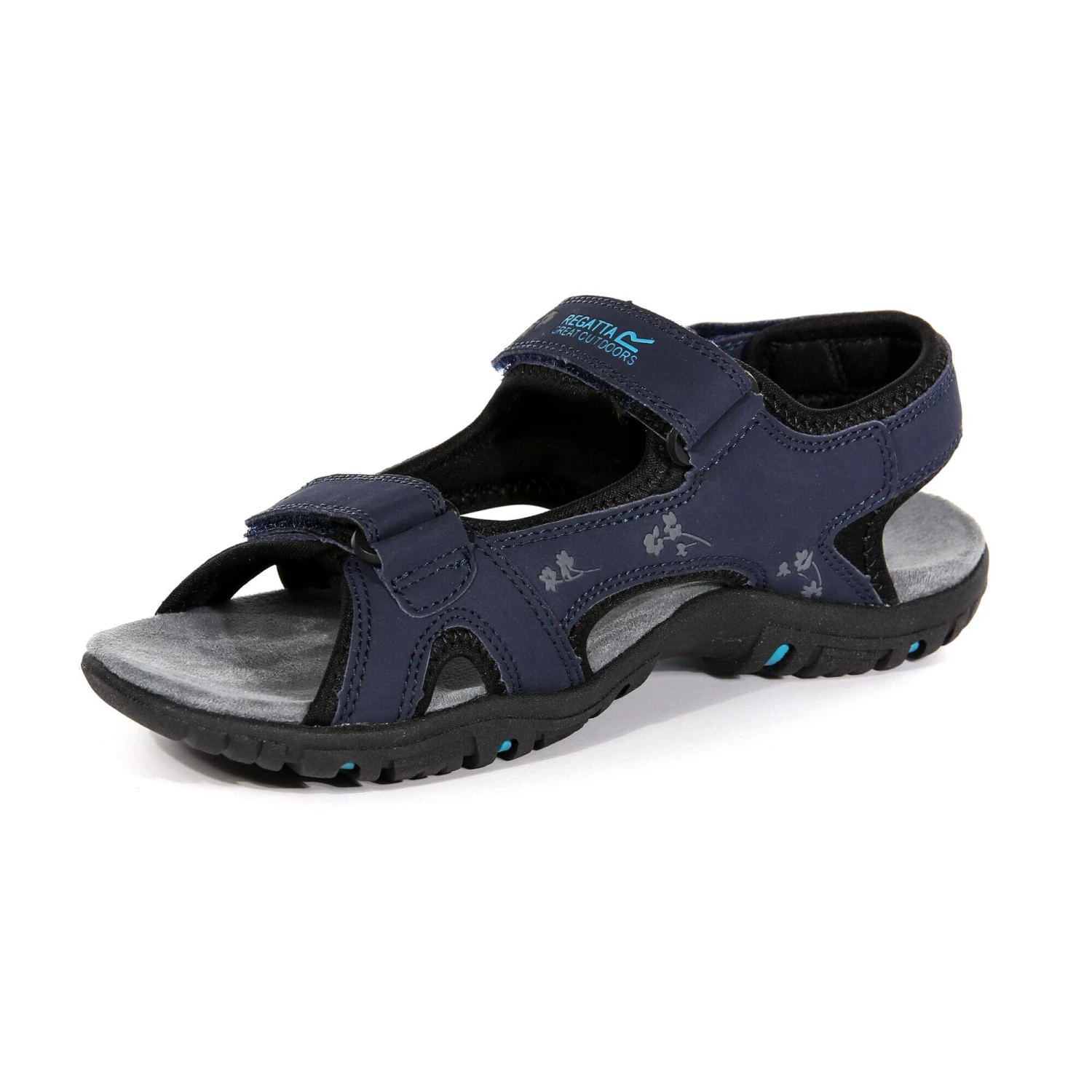 Regatta Womens/Ladies Haris Sandals (Navy/Black) 5 Regatta Womens/Ladies Haris Sandals (Navy/Black) - Image 3