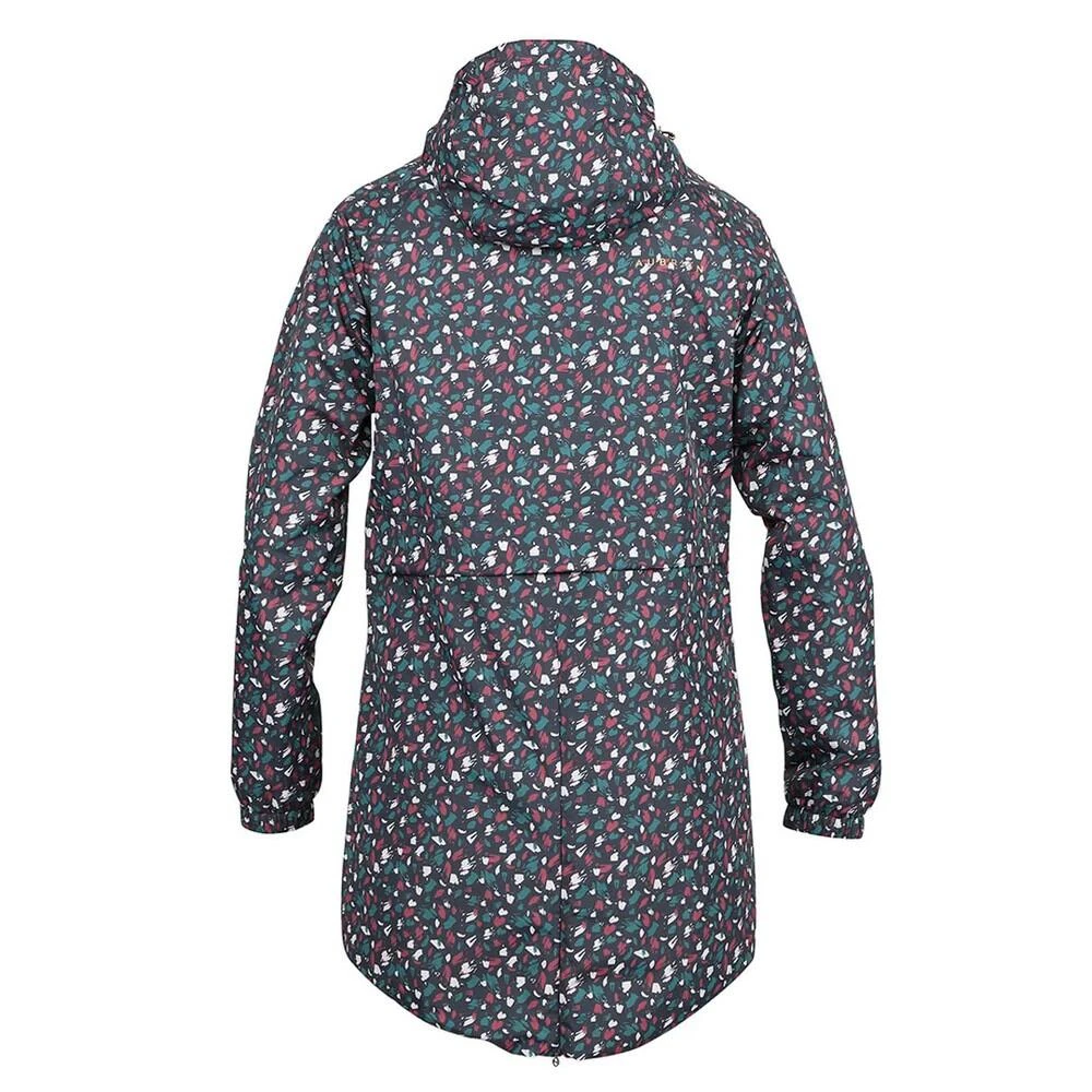Womens/Ladies Aubrion Hackney Waterproof Jacket (Green/Burgundy) 4 Womens/Ladies Aubrion Hackney Waterproof Jacket (Green/Burgundy) - Image 2