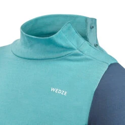 WEDZE Baby Ski Base Layer Top, Undershirt Merino Wool MERIWARM Turquoise -Hiking Equipment Store kc2e62fedec43a2f26696d5e5eea4049e