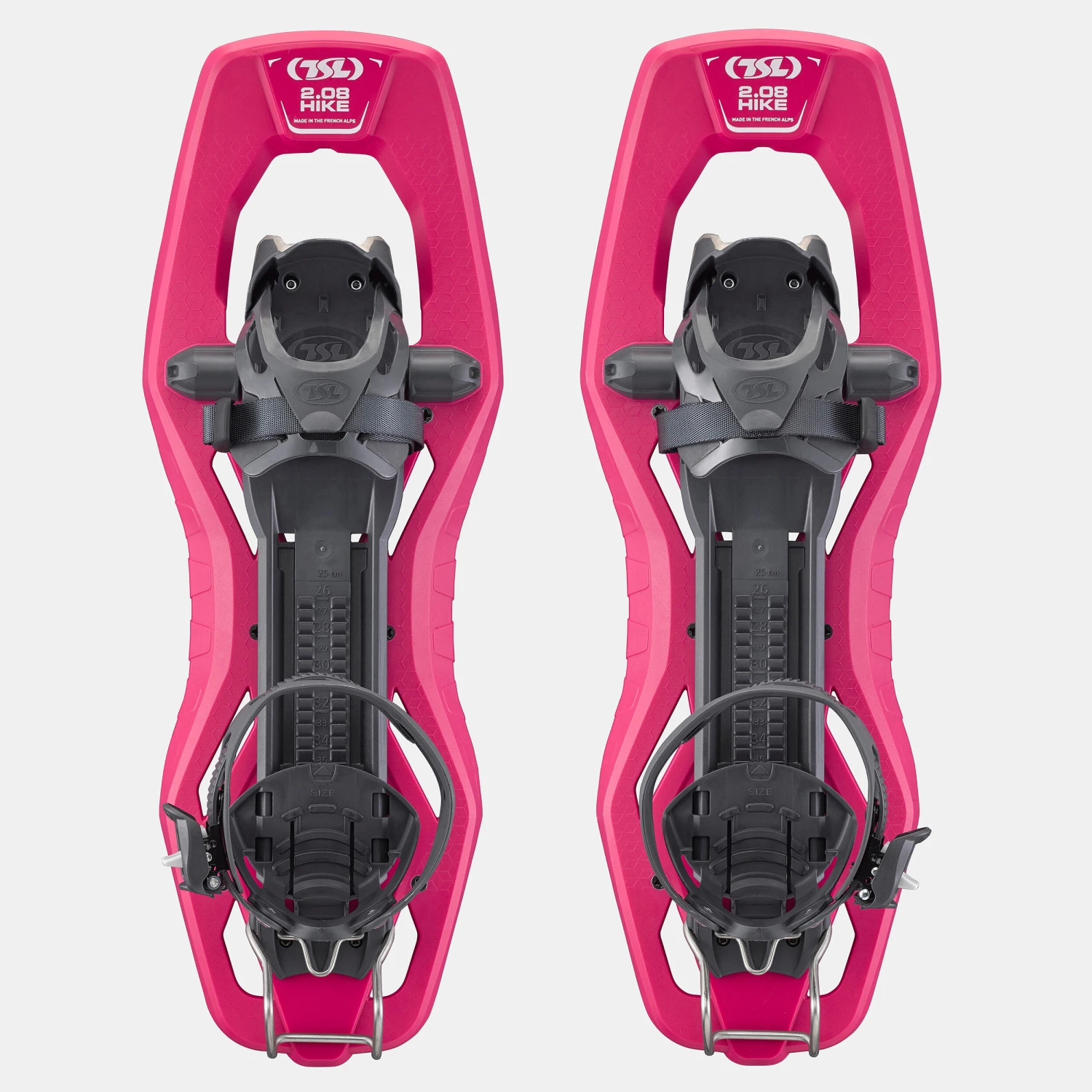 Hiking Snowshoes Pack With Small Deck - TSL 2.08 HIKE - Pink - Aluminium Poles 3 5 Hiking Snowshoes Pack With Small Deck - TSL 2.08 HIKE - Pink - Aluminium Poles 3 - Image 3