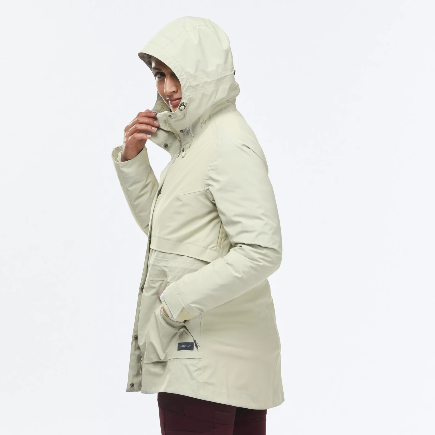 Women's Waterproof 3in1 Travel Trekking Jacket - Travel 900 Compact -10° 9 Women's Waterproof 3in1 Travel Trekking Jacket - Travel 900 Compact -10° - Image 7