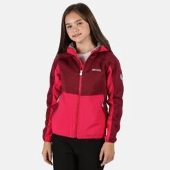 Regatta Childrens/Kids Bracknell II Softshell Jacket (Duchess Pink)
