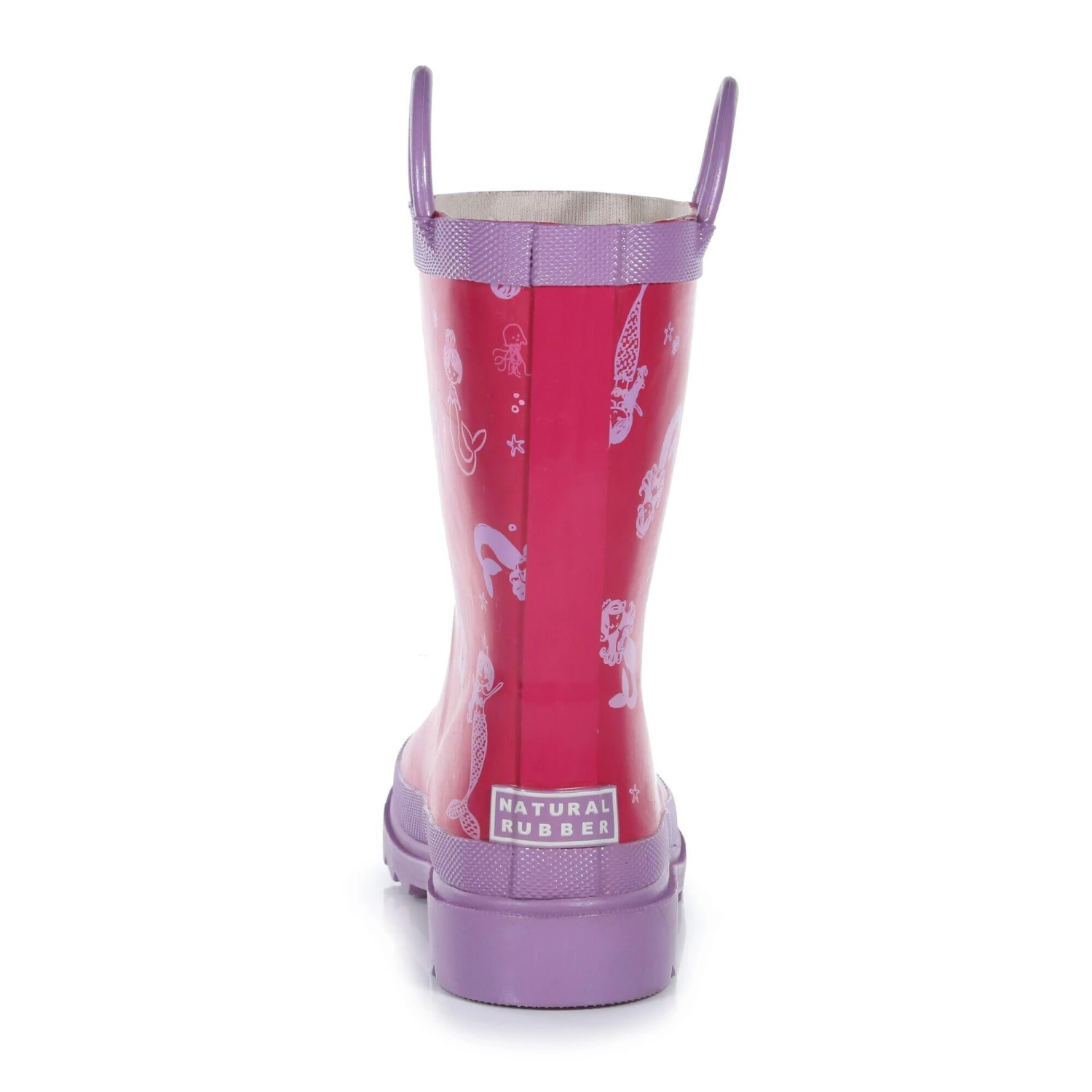 Regatta Childrens/Kids Minnow Mermaid Wellington Boots (Santorini Sunset) 4 Regatta Childrens/Kids Minnow Mermaid Wellington Boots (Santorini Sunset) - Image 2