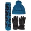 Regatta Girls Geometric Ski Gloves Set (Dark Denim) -Hiking Equipment Store kdb52e57029d0018115b998e3dd5f918c