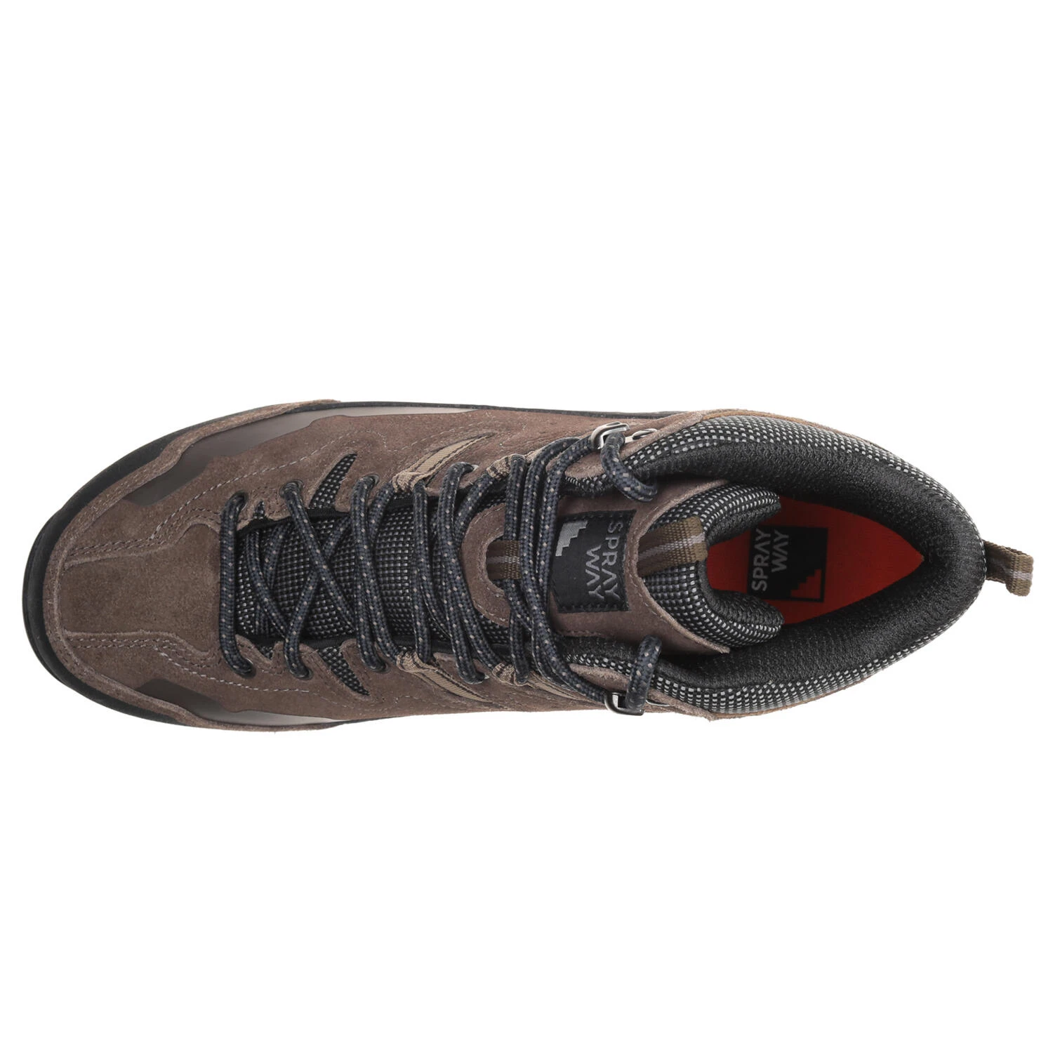 Sprayway Oxna Mid HydroDRY Mens Hiking Shoe Brown/Orange 5 Sprayway Oxna Mid HydroDRY Mens Hiking Shoe Brown/Orange - Image 3