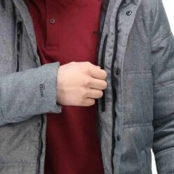 Regatta Mens Aleksander Marl Insulated Parka (Rhino) -Hiking Equipment Store ke0de4c423ab0c6fd87e2e9262fbb83a3