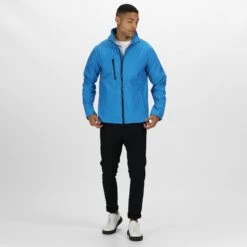 Regatta Mens Ablaze 3 Layer Softshell Jacket (Seal Grey) -Hiking Equipment Store ke1730cfeb56ed3e95c727598488e3cb8