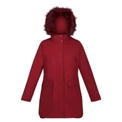 Regatta Womens/Ladies Sabinka Faux Fur Trim Parka (Slate Blue) -Hiking Equipment Store ke2b6d5a2605cdab8186cc4d7c2f00390