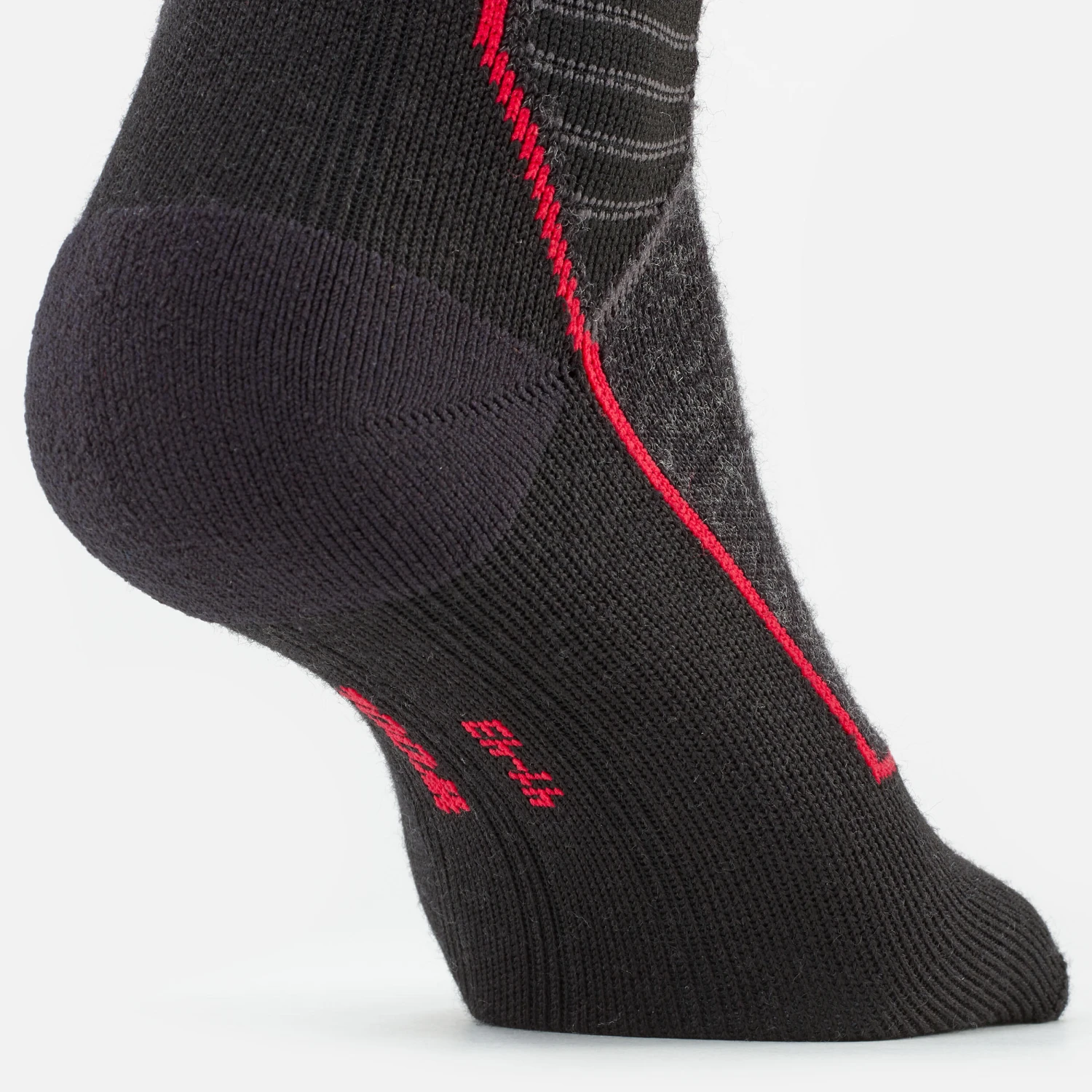 WEDZE ADULT WOOLLEN SKI AND SNOWBOARD SOCKS - 900 WOOL - BLACK 7 WEDZE ADULT WOOLLEN SKI AND SNOWBOARD SOCKS - 900 WOOL - BLACK - Image 5