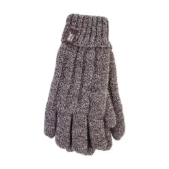 Ladies Fleece Lined Cable Knit 2.3 TOG Thermal Gloves -Hiking Equipment Store kee673adb47c40fea11b99972059c76c9