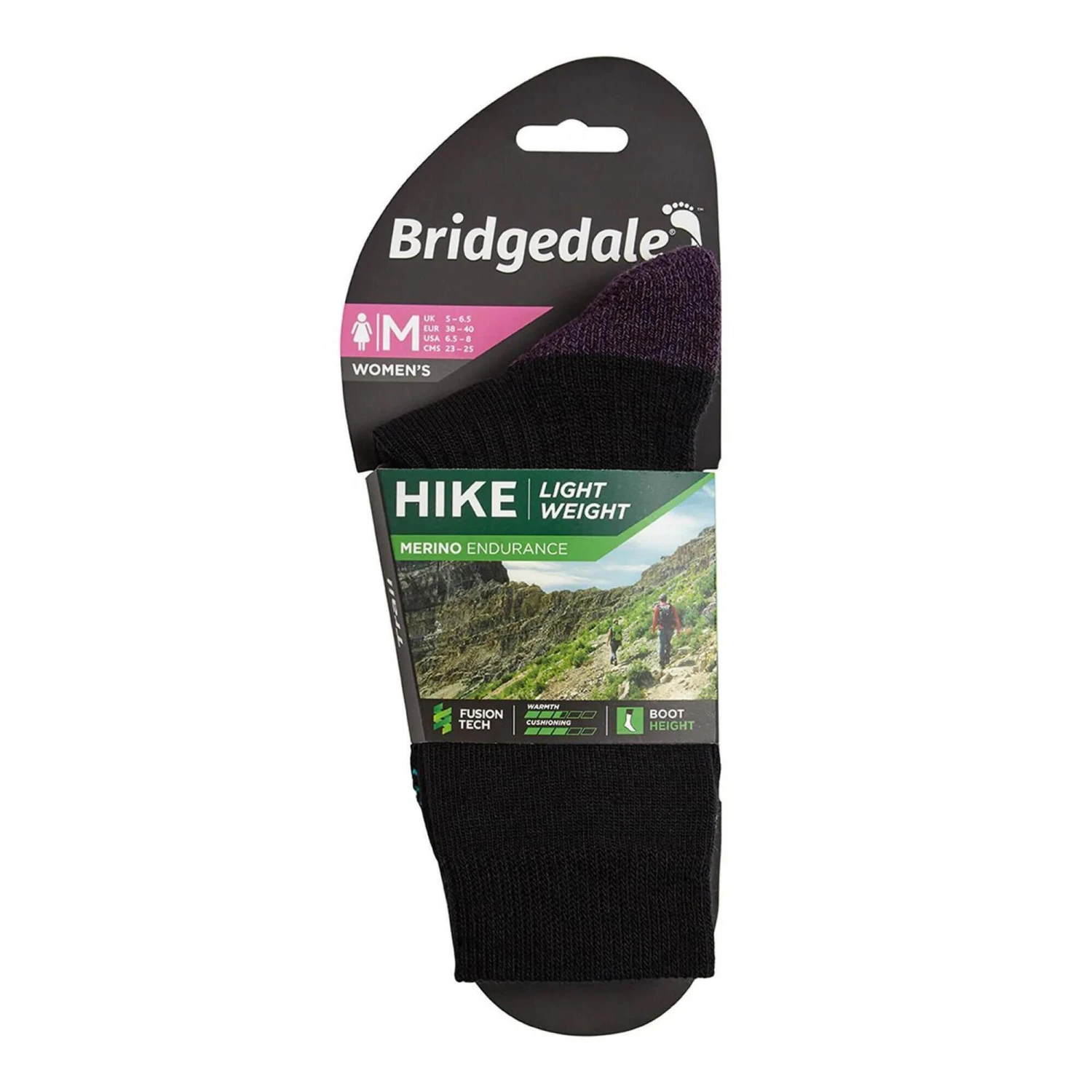 Bridgedale HIKE Lightweight Merino Performance Boot Original Women's 3 Bridgedale HIKE Lightweight Merino Performance Boot Original Women's
