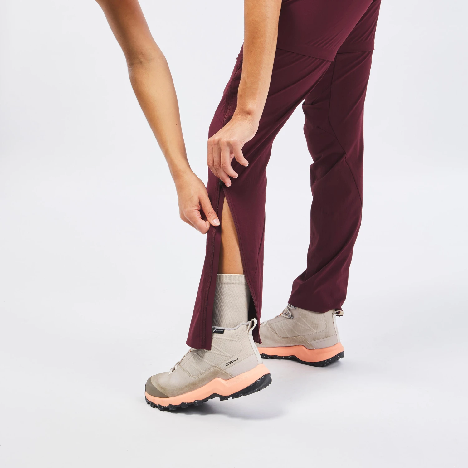 Quechua Women's Convertible Mountain Walking Trousers - MH550 12 Quechua Women's Convertible Mountain Walking Trousers - MH550 - Image 10