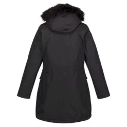 Regatta Womens/Ladies Sabinka Faux Fur Trim Parka (Slate Blue) -Hiking Equipment Store kf59cdd6ea52a1845451fa5411384f5ac
