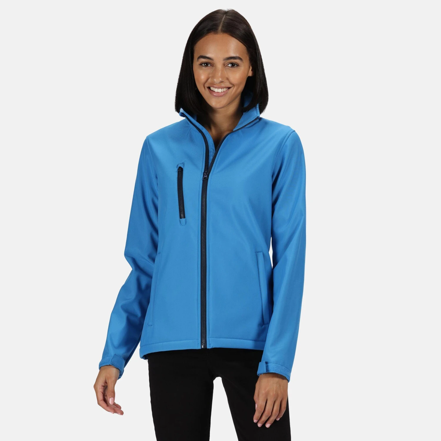 Regatta Womens/Ladies Ablaze 3 Layer Membrane Soft Shell Jacket (Black) 12 Regatta Womens/Ladies Ablaze 3 Layer Membrane Soft Shell Jacket (Black) - Image 10