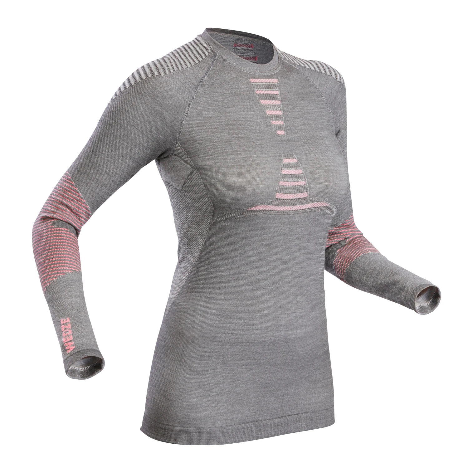 WEDZE Women's Ski 900 Merino Wool Seamless Base Layer Top 3 WEDZE Women's Ski 900 Merino Wool Seamless Base Layer Top