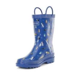 Regatta Great Outdoors Childrens/Kids Minnow Patterned Wellington Boots (Petrol Blue) -Hiking Equipment Store kfa90c741de03428853c6a2796eac4fac